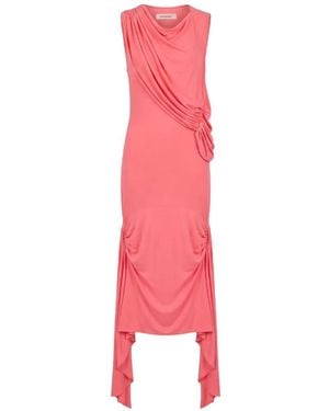 GIMAGUAS Annika Draped Dress - Pink