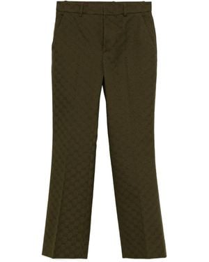 Gucci GG モノグラム パンツ - グリーン