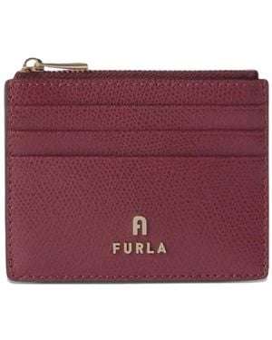 Furla Small Camelia Card Holder - Purple