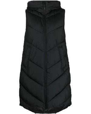 Save The Duck Juliet Long Puffer Gilet - Black