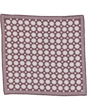 Eleventy Einstecktuch Mit Blumenprint - Pink