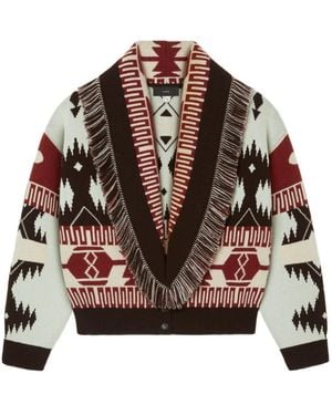 Alanui Vest Met Franje - Bruin