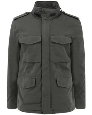 Aspesi Four-Pocket Epaulette Jacket - Grey