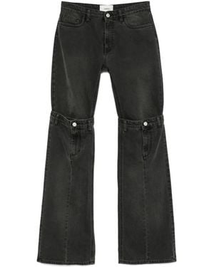 Coperni Jeans Met Open Knie - Zwart