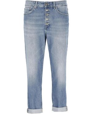 Dondup Logo-Patch Jeans - Blue