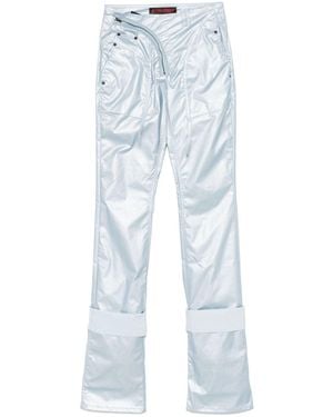 OTTOLINGER Coated Open Back Trousers - Blue