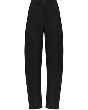 Violante Nessi Brancusi Buttoned Jeans - Black
