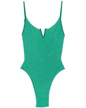 Bondeye Bañador Con Cuello En V - Verde