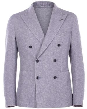 Tagliatore Blazer Con Solapas De Pico - Morado
