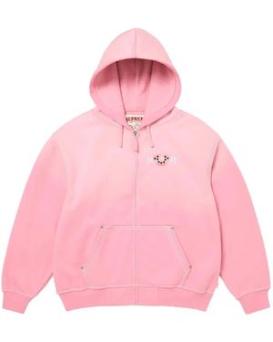 Supreme X True Religion Hoodie À Fermeture Zippée - Pink