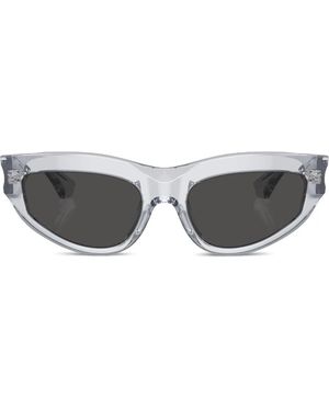 Burberry Transparent Cat-Eye Sunglasses - Grey