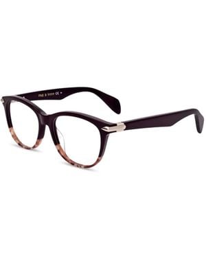 Rag & Bone Gafas Con Montura Geométrica - Negro