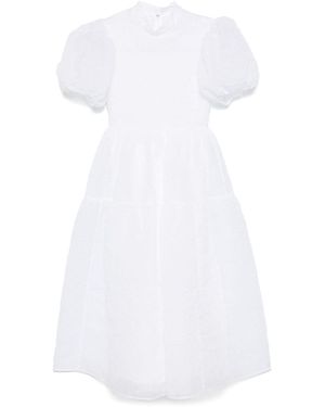 Cecilie Bahnsen Kelly Midi Dress - White