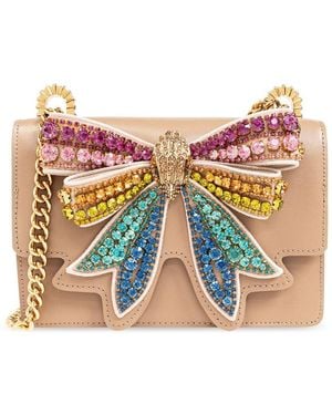 Kurt Geiger Small Bow Shoreditch Shoulder Bag - Pink