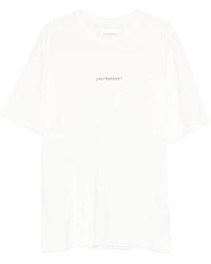 OAMC T-Shirt À Logo Imprimé - Blanc
