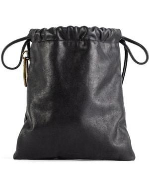 Bea Mombaers Large Drawstring Handbag - Black
