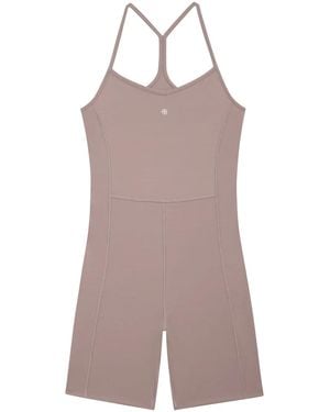 Anine Bing Val One Piece Short Leotard - Purple
