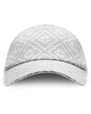 CASABLANCA Monogram Jacquard Baseball Cap - Gray