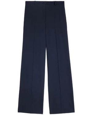 Jil Sander Wool Cady Pants - Blue