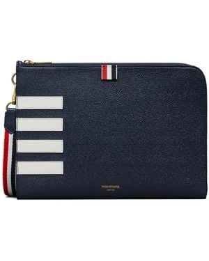 Thom Browne 4-Bar Wallet - Blue