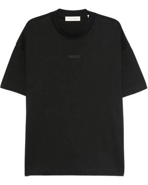 Fear Of God Logo-plaque Cotton T-shirt - Black