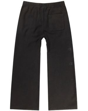 Champion Logo-Print Trousers - Black