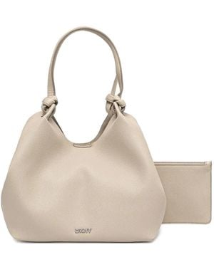 DKNY Tote Bag Mit Knoten - Natur