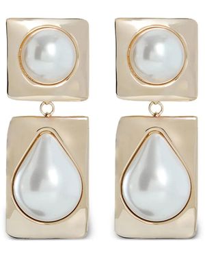 retroféte Savannah Oorbellen - Metallic