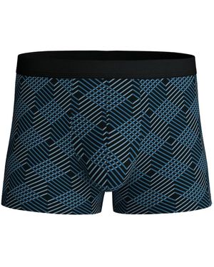 CALIDA Boxershorts Mit Geometrischem Muster - Blau