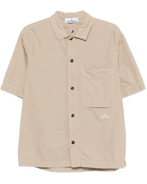 Stone Island Pocket Button Shirt - Natural