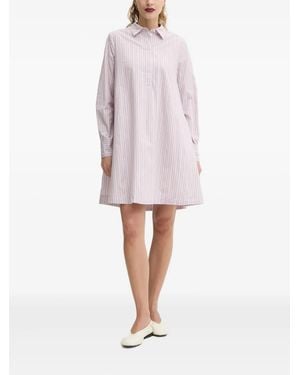 Marc O' Polo Striped Shirt Dress - Pink