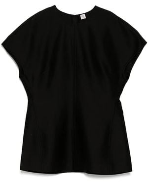 TOTEME ジップ トップ - ブラック