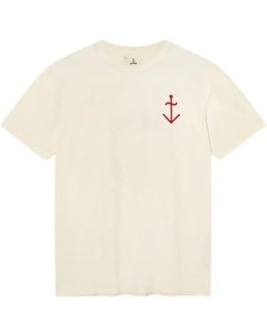 La Paz Camiseta Guerreiro Con Motivo Gráfico - Blanco