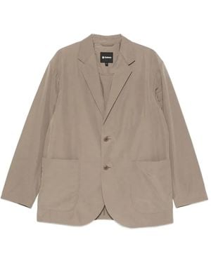 Goldwin Blazer Relax Nylon 2B - Brown