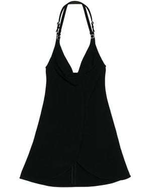 Courreges Ellipse Mini Dress - Black