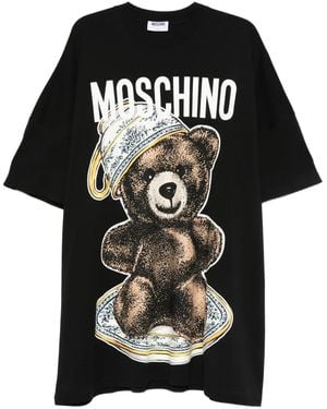 Moschino テディベア Tシャツミニドレス - ブラック