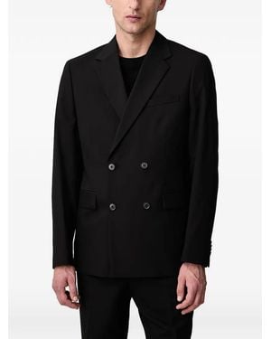 Lindbergh Double-Breasted Suit - Black