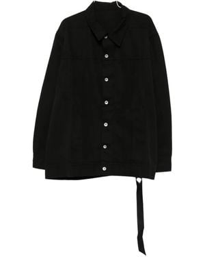 Rick Owens Jumbo Worker Jacket - Black
