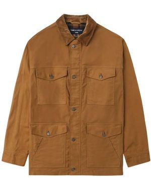 Comme des Garçons エルボーパッチ ジャケット - ブラウン