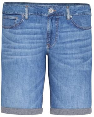 Guess Rolled-Cuff Shorts - Blue