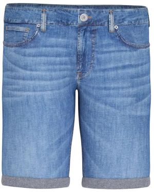 Guess Rolled-Cuff Shorts - Blue