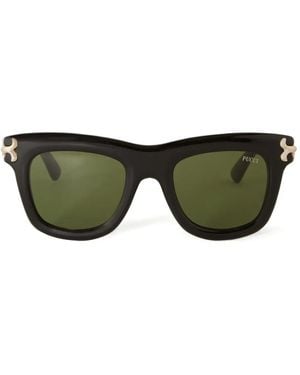 PUCCI Sonnenbrille Mit Eckigem Gestell - Grün