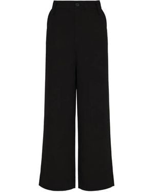 Yohji Yamamoto Wide-Leg Trousers - Black
