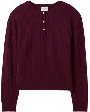 Claudie Pierlot Henley Jumper - Purple