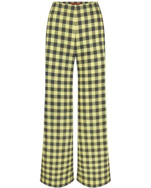 Simon Miller Pia Gingham Palazzo - Green