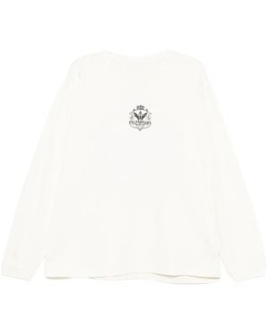 Rhude Langarmshirt Mit Grafischem Print - Weiß