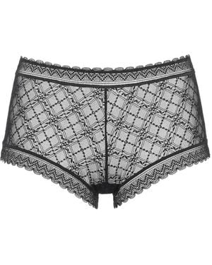 Eres Closerie Lace-Trim Shorts - Gray