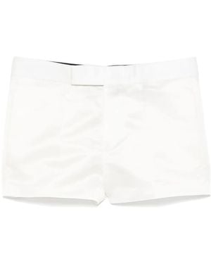 SAPIO Pantalones cortos de satén - Blanco