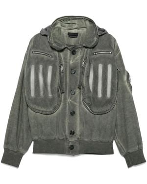 JUNTAE KIM Seam-Sealed Doublet Kapok Jacket - Grey