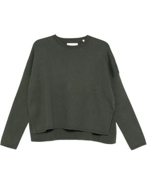 Marc O' Polo Crew-Neck Ribbed Jumper - Green